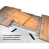 Tavolo allungabile 180/440x90 cm Volantis Premium telaio Bianche