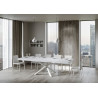 Tavolo allungabile 200/460x90 cm Volantis Premium telaio Bianche