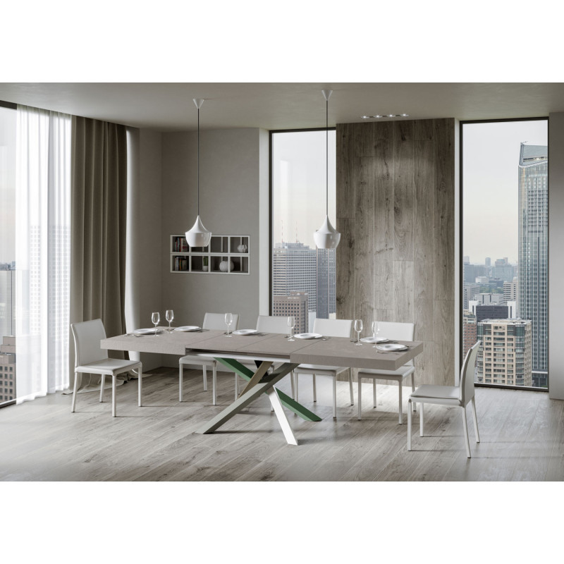 Tavolo allungabile 200/304x90 cm Volantis telaio Multicolore 4/A