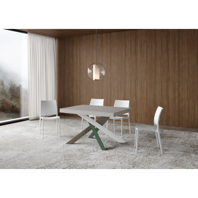 Tavolo allungabile 140/400x90 cm Volantis telaio Multicolore 4/A
