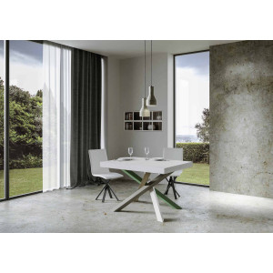 Tavolo allungabile 130/390x90 cm Volantis Premium telaio Multicolore 4/A