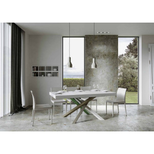 Tavolo allungabile 160/420x90 cm Volantis Premium telaio Multicolore 4/A