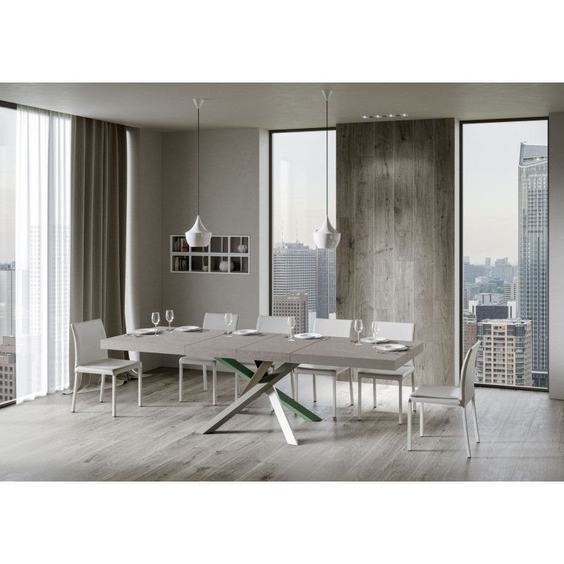 Tavolo allungabile 180/440x90 cm Volantis Premium telaio Multicolore 4/A