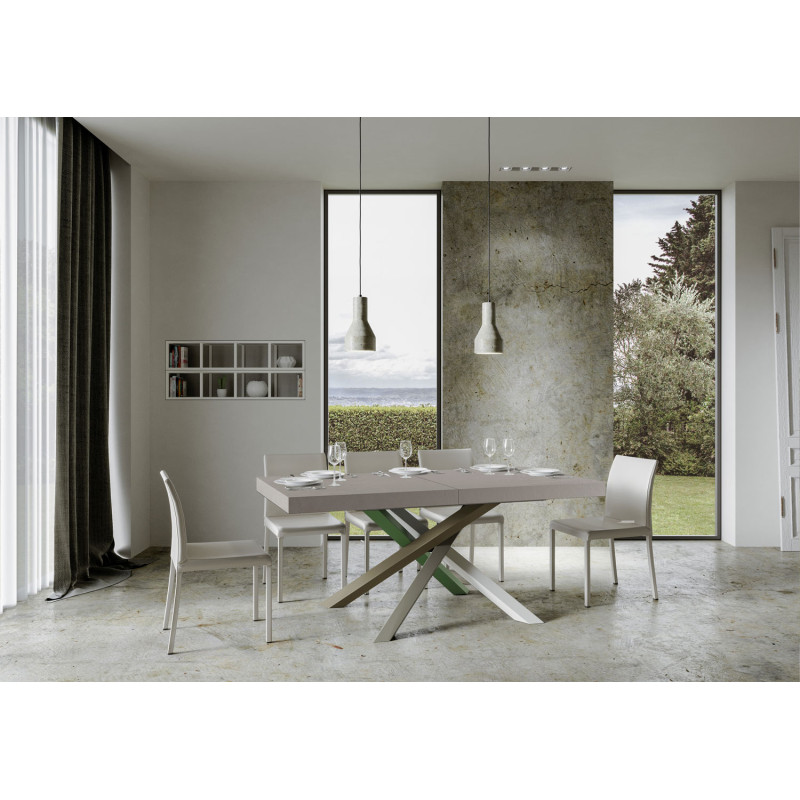 Tavolo allungabile 200/460x90 cm Volantis Premium telaio Multicolore 4/A