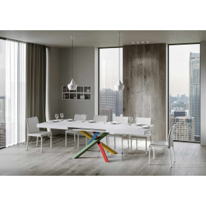 Zoom Tavolo allungabile 200/304x90 cm Volantis telaio Multicolore 4/B