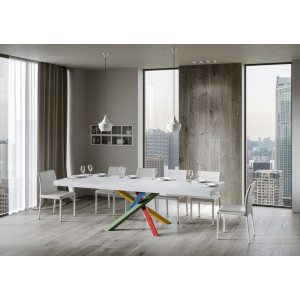 Zoom Tavolo allungabile 180/440x90 cm Volantis Premium telaio Multicolore 4/B