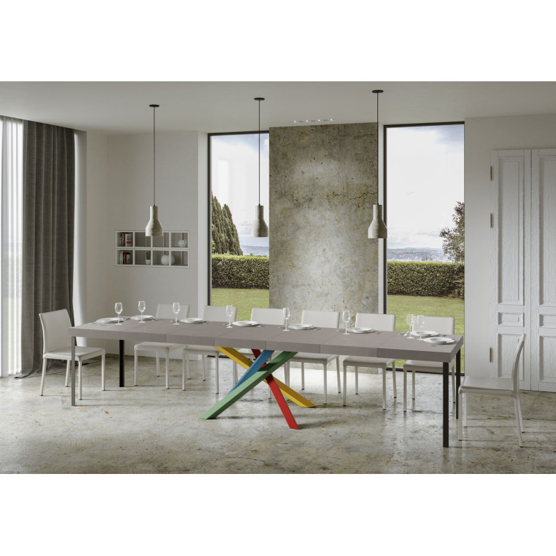 Tavolo allungabile 200/460x90 cm Volantis Premium telaio Multicolore 4/B