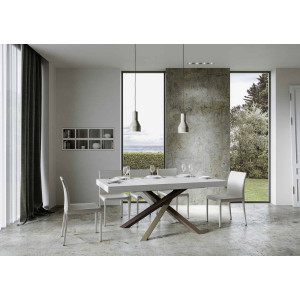Tavolo allungabile 200/304x90 cm Volantis telaio Multicolore 4/C