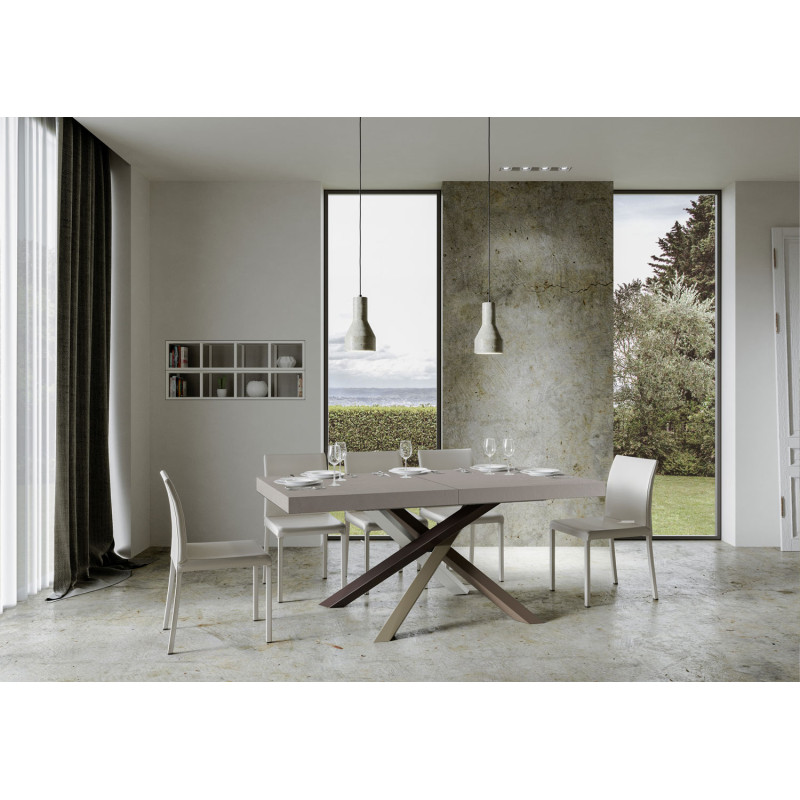 Tavolo allungabile 200/304x90 cm Volantis telaio Multicolore 4/C