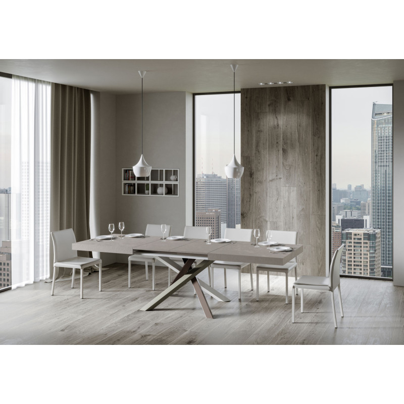 Tavolo allungabile 200/304x90 cm Volantis telaio Multicolore 4/C