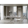 Tavolo allungabile 200/304x90 cm Volantis telaio Multicolore 4/C