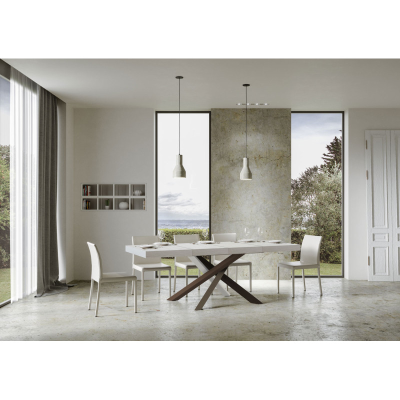 Tavolo allungabile 120/380x90 cm Volantis Premium telaio Multicolore 4/C