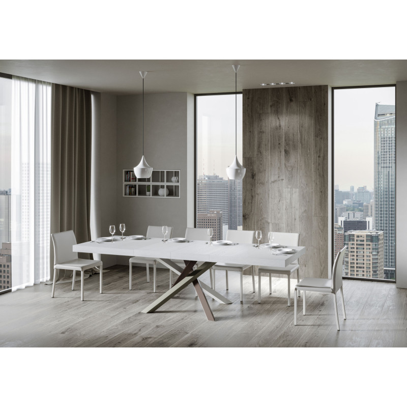Tavolo allungabile 160/420x90 cm Volantis Premium telaio Multicolore 4/C