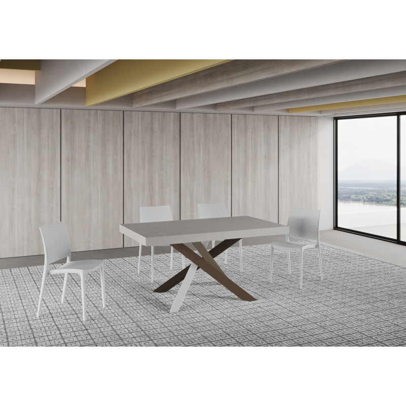 Tavolo allungabile 160/420x90 cm Volantis Premium telaio Multicolore 4/C