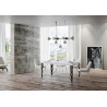 Tavolo allungabile 200/304x90 cm Karamay Premium telaio Antracite