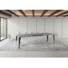 Tavolo allungabile 200/304x90 cm Paxon telaio Antracite