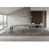 Tavolo allungabile 120/380x90 cm Paxon telaio Antracite