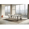 Tavolo allungabile 200/460x90 cm Paxon telaio Antracite