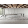 Tavolo allungabile 200/460x90 cm Paxon telaio Antracite