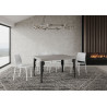 Tavolo allungabile 120/380x90 cm Paxon Premium telaio Antracite