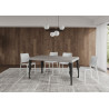 Tavolo allungabile 160/420x90 cm Paxon Premium telaio Antracite
