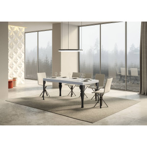 Tavolo allungabile 200/460x90 cm Paxon Premium telaio Antracite