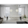 Tavolo allungabile 200/460x90 cm Flame Premium telaio Antracite