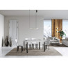 Tavolo allungabile 140/224x80cm Everyday telaio Antracite
