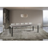 Tavolo allungabile 160/244x80 cm Everyday telaio Antracite