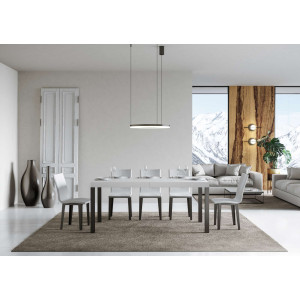 Zoom Tavolo allungabile 200/304x90 cm Everyday telaio Antracite