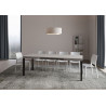 Tavolo allungabile 140/400x90 cm Everyday telaio Antracite