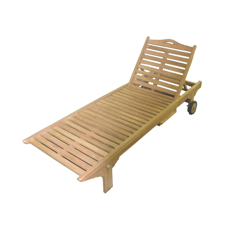 Lettino Carlo Forte MOIA da giardino regolabile resistente