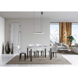 Tavolo allungabile 120/380x90 cm Everyday Premium telaio Antracite
