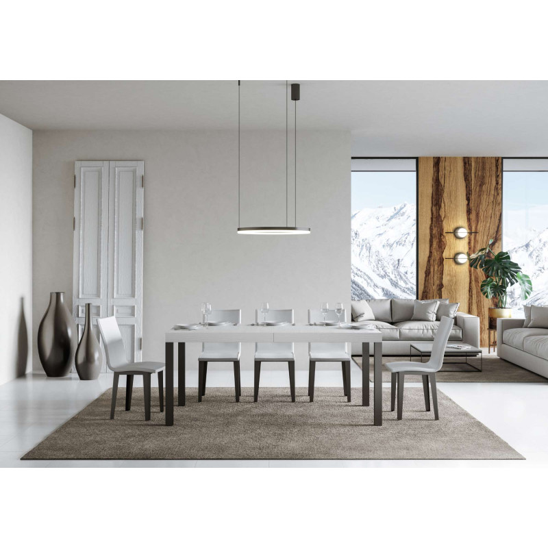 Tavolo allungabile 180/440x90 cm Everyday Premium telaio Antracite