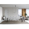 Tavolo allungabile 180/440x90 cm Everyday Premium telaio Antracite