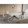 Tavolo allungabile 130/234x90 cm Niket telaio Antracite