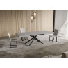 Tavolo allungabile 140/244x90 cm Niket telaio Antracite