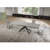 Tavolo allungabile 160/264x90 cm Niket telaio Antracite