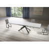 Tavolo allungabile 180/440x90 cm Niket telaio Antracite