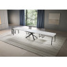 Tavolo allungabile 180/440x90 cm Niket telaio Antracite