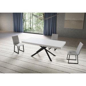 Tavolo allungabile 200/460x90 cm Niket telaio Antracite