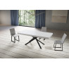 Tavolo allungabile 200/460x90 cm Niket telaio Antracite
