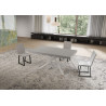 Tavolo allungabile 160/264x90 cm Niket telaio Bianche