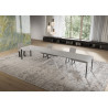 Tavolo allungabile 160/420x90 cm Niket telaio Bianche