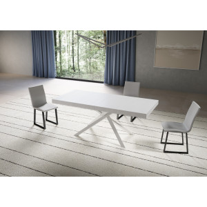 Zoom Tavolo allungabile 200/460x90 cm Niket telaio Bianche
