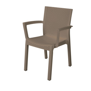 Zoom Set 4 sedie Panarea 3 colori 57x53x83 cm