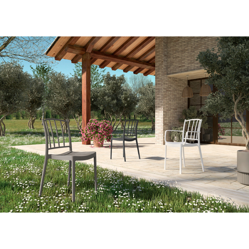 Set 4 sedie Firenze 3 colori 57X51X84,5 cm