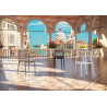 Set 4 sedie Venezia Bistrot 3 colori 48X50X82 cm