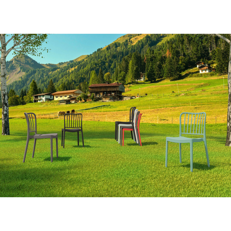 Set 4 sedie Venezia Bistrot 3 colori 48X50X82 cm