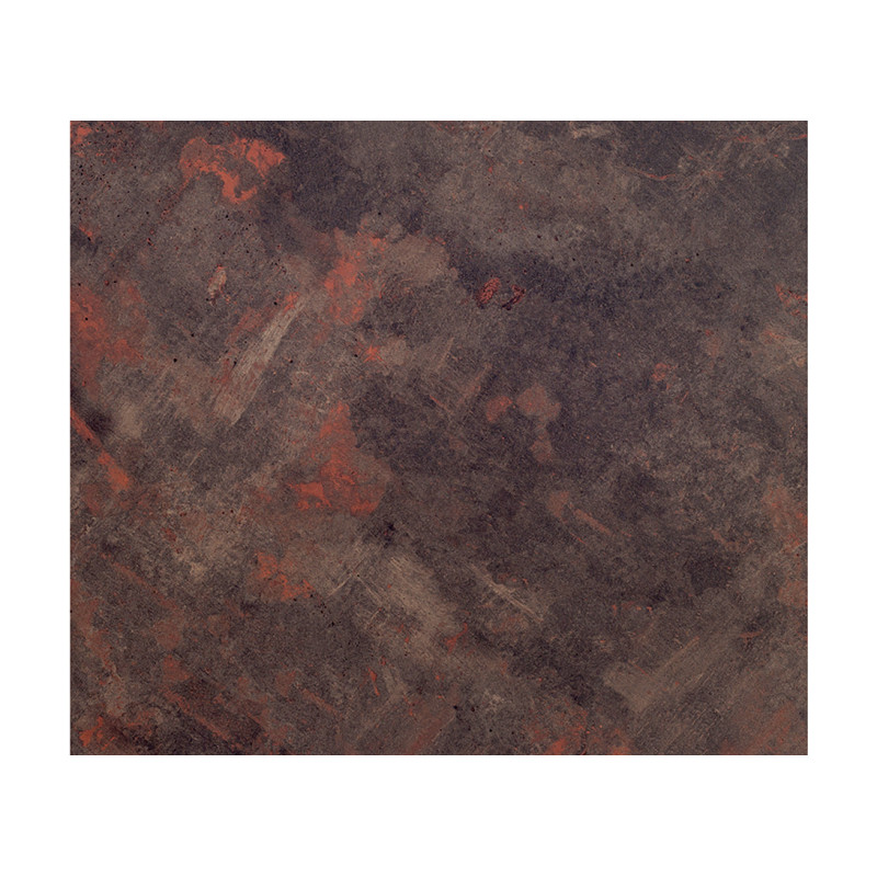 Piano in HPL 80x80 rilievo colore ruggine Moia resistente
